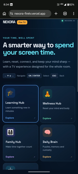 Nexora — Make Your Screen Time Count – screenshot 1