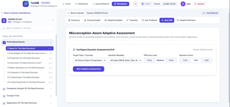 AI-Powered Multilingual Adaptive Learning – screenshot 4
