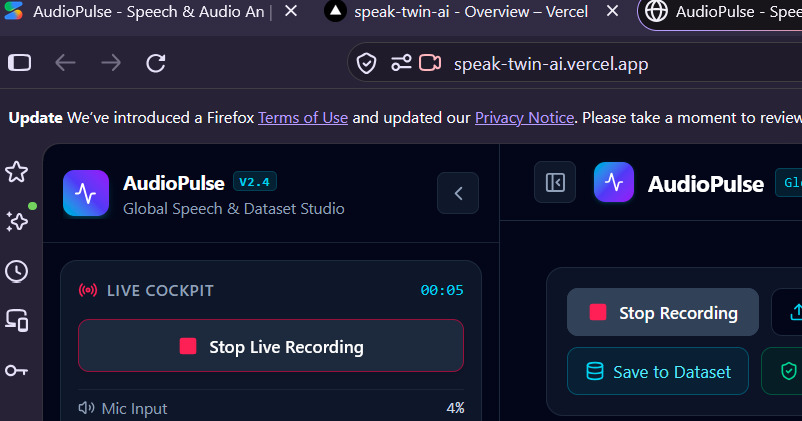 SpeakTwin-AI – screenshot 2