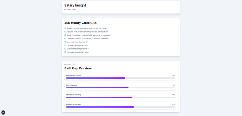 Path Finder: Adaptive Career Guidance System – screenshot 2