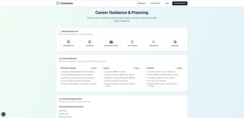 Path Finder: Adaptive Career Guidance System – screenshot 14