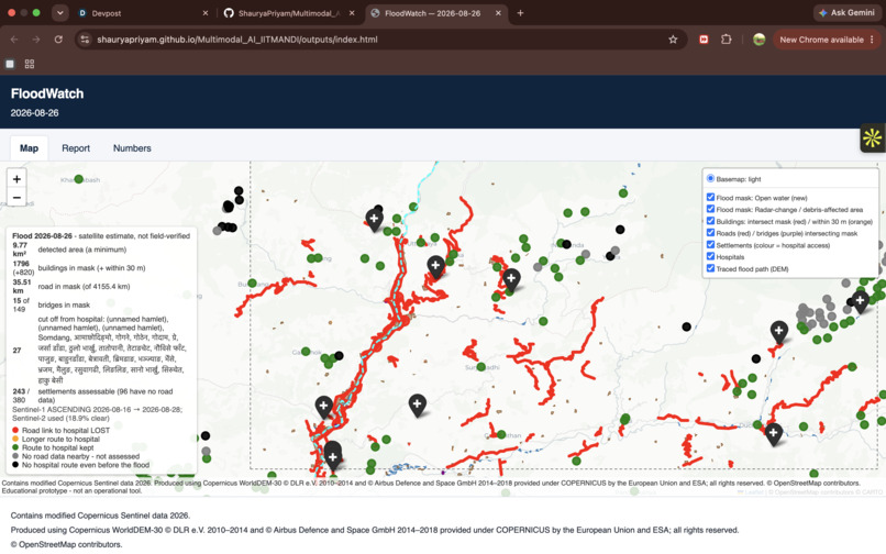 FloodWatch: Mapping Flood Damage from Space – screenshot 2