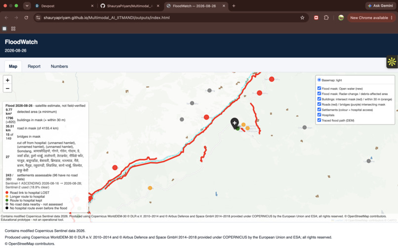 FloodWatch: Mapping Flood Damage from Space – screenshot 3