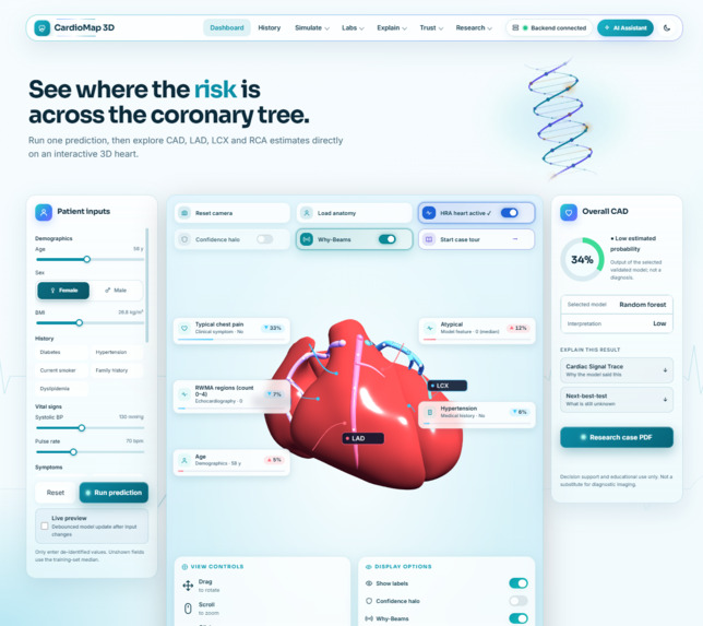 Cardiomap 3D – screenshot 1
