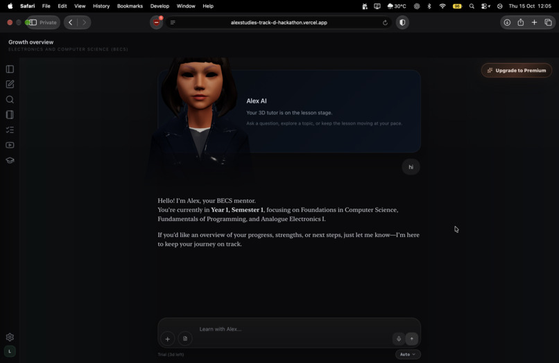 AlexStudies – screenshot 1
