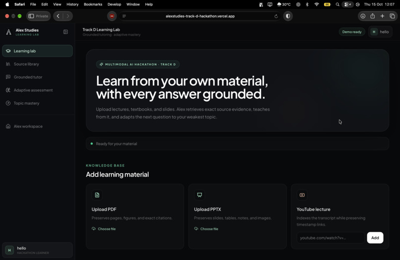 AlexStudies – screenshot 2
