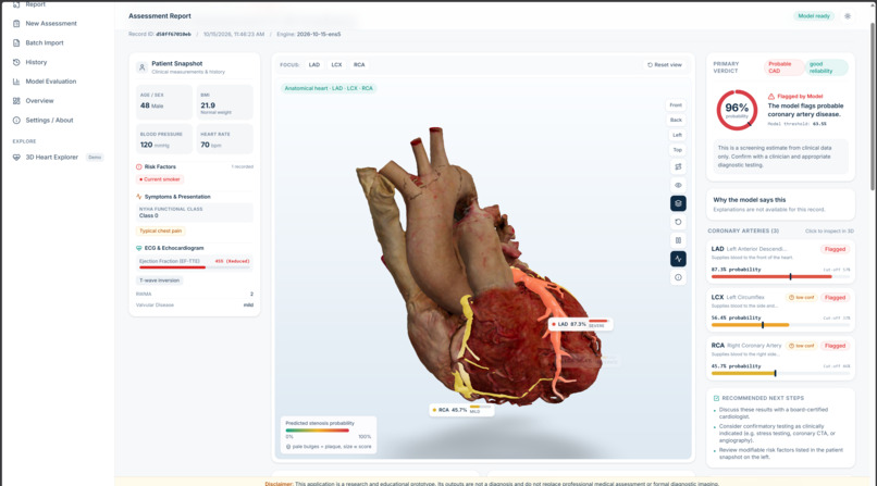 CardioVista: 3D AI Coronary Artery Disease Detection – screenshot 4