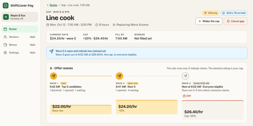 ShiftCover Pay – screenshot 4