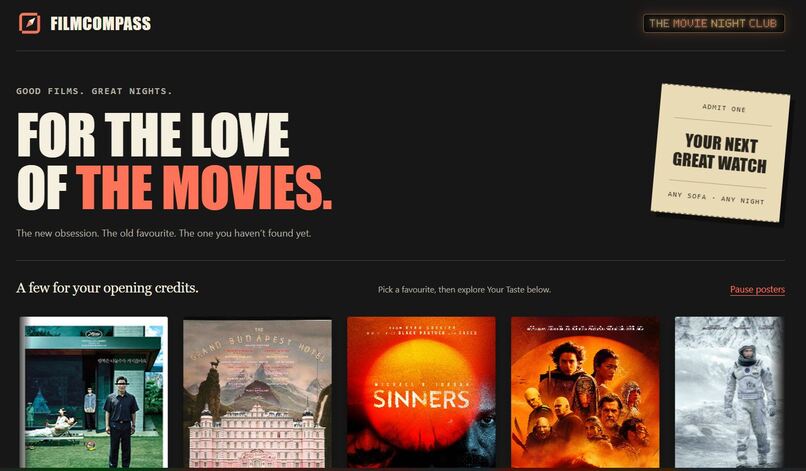 FilmCompass – screenshot 1