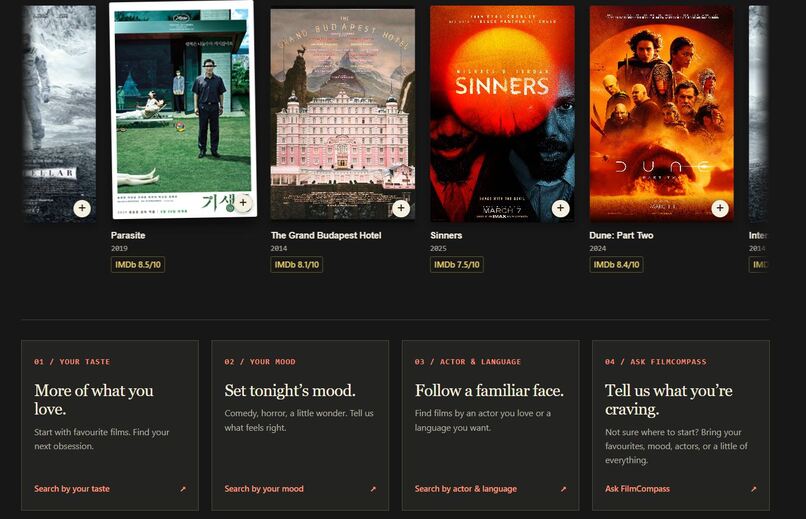 FilmCompass – screenshot 2