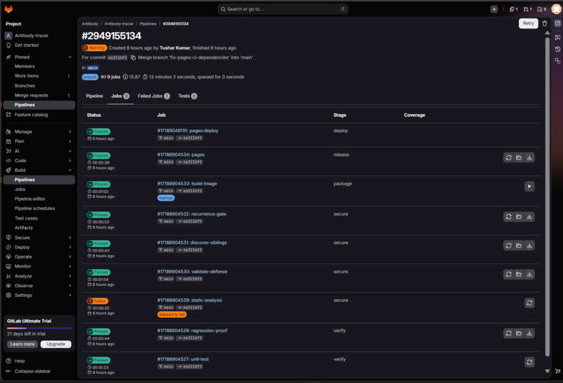 ANTIBODY — Incident-to-Immunity Engine – screenshot 5