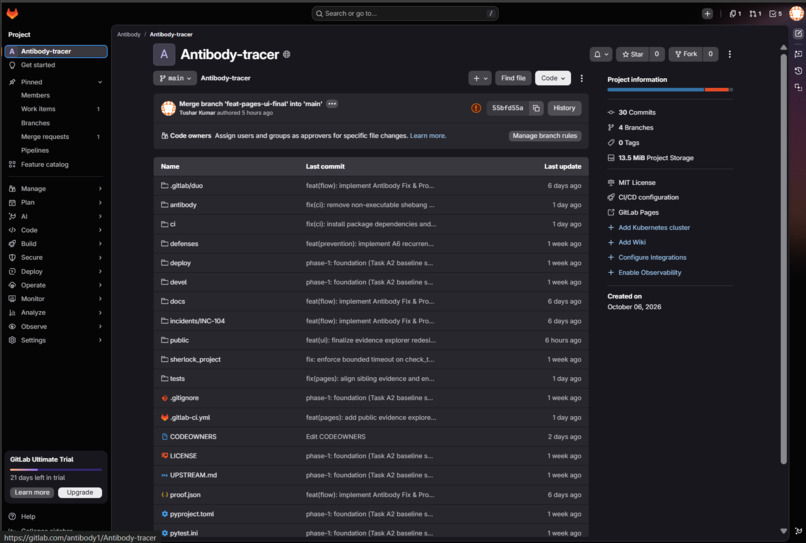 ANTIBODY — Incident-to-Immunity Engine – screenshot 6