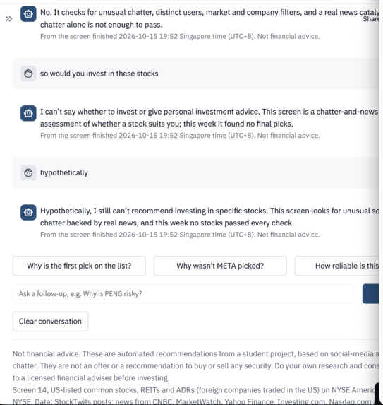 Equities Filter – screenshot 6