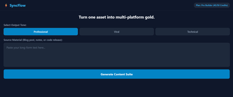 SyncFlow – screenshot 1