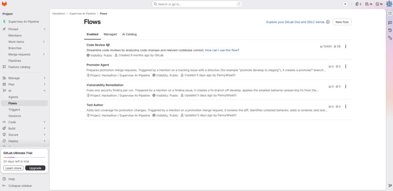 Supervised DevSecOps: AI Agents + Human Gates – screenshot 1