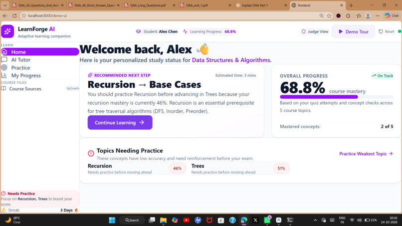 LearnForge AI – screenshot 1