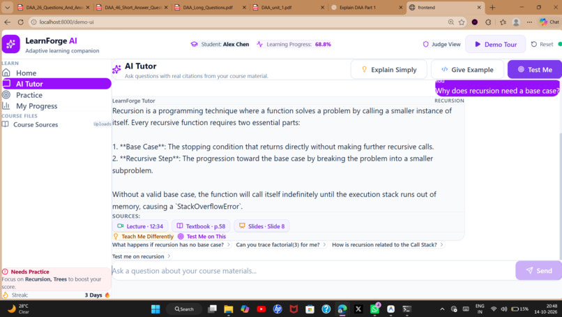 LearnForge AI – screenshot 2