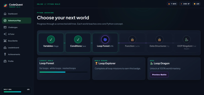 CodeQuest 2.0 – screenshot 5