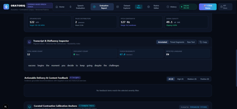 OratorIQ — Evidence-Based Speech Coach – screenshot 4