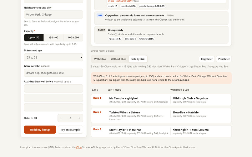 LineupLab – screenshot 1