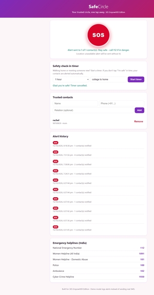 SafeCircle – screenshot 1