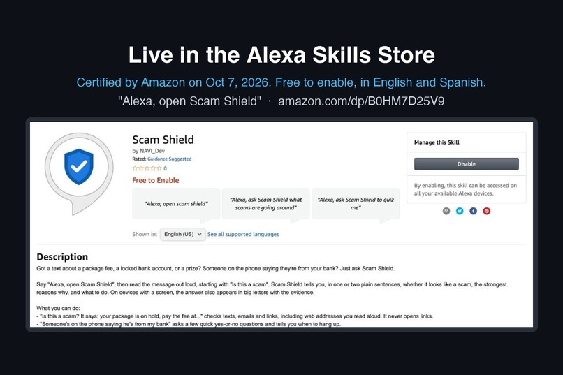 ScamShield for Alexa+ – screenshot 12