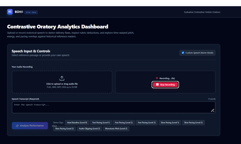 ECHO (Evaluative Contrastive Holistic Orations) – screenshot 5