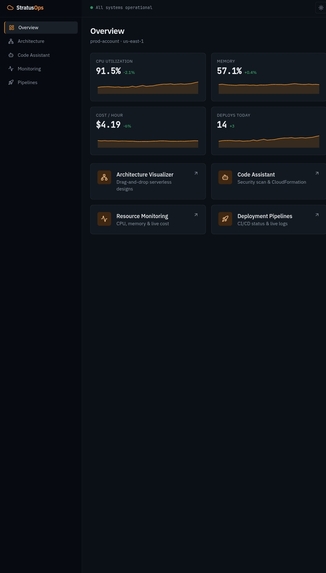 StratusOps – screenshot 2