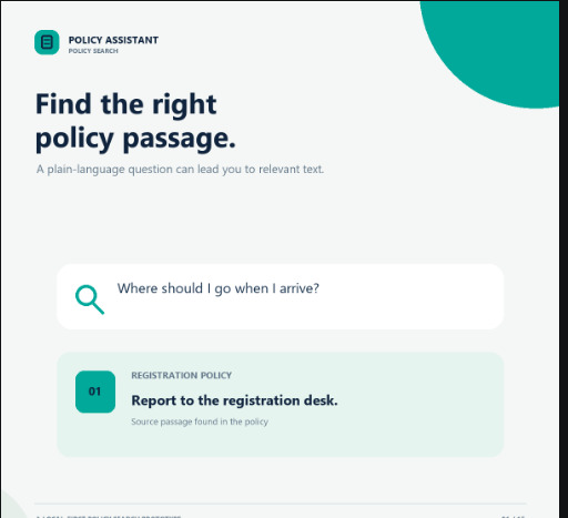 ai assistant for hospital policy  – screenshot 6
