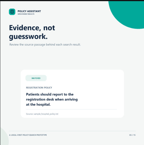 ai assistant for hospital policy  – screenshot 10