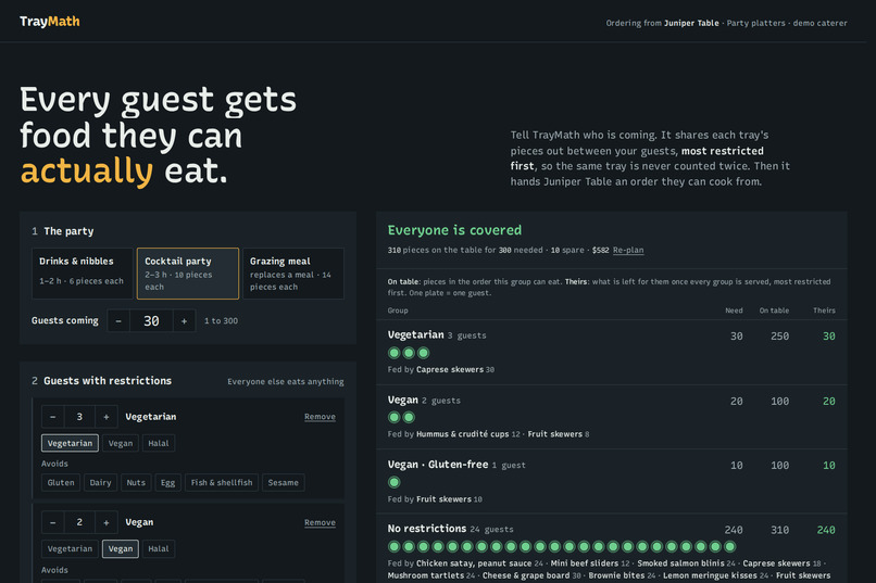 TrayMath – screenshot 1