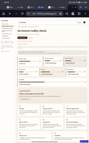 AI founder  – screenshot 3