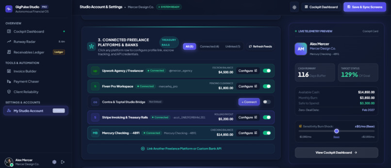GigPulse — Autonomous Financial OS – screenshot 6