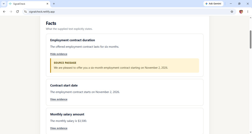 SignalCheck – screenshot 2