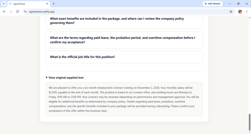 SignalCheck – screenshot 5