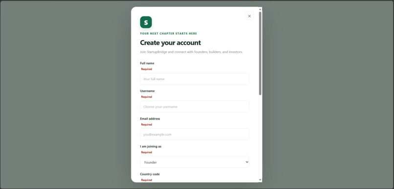 Startupbridge – screenshot 7