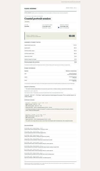 Plan B Booking – screenshot 3