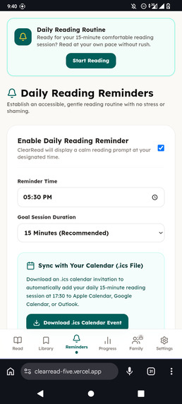 Clearread  – screenshot 5