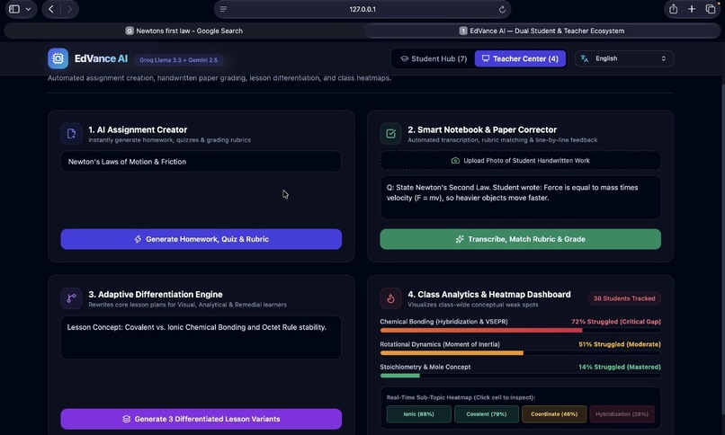 EdVance AI – screenshot 2
