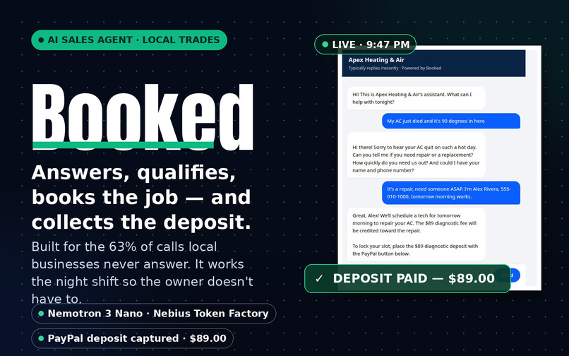 Booked – screenshot 1