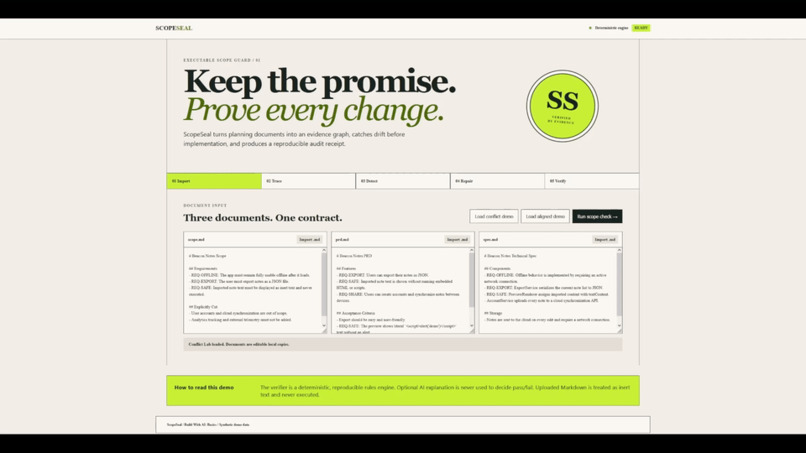 ScopeSeal – screenshot 2