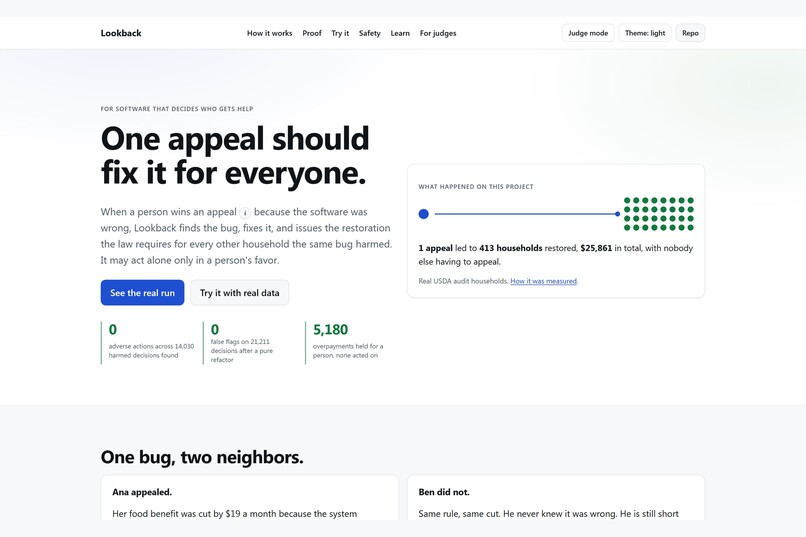 Lookback – screenshot 1