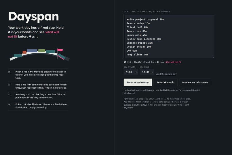 Dayspan – screenshot 6