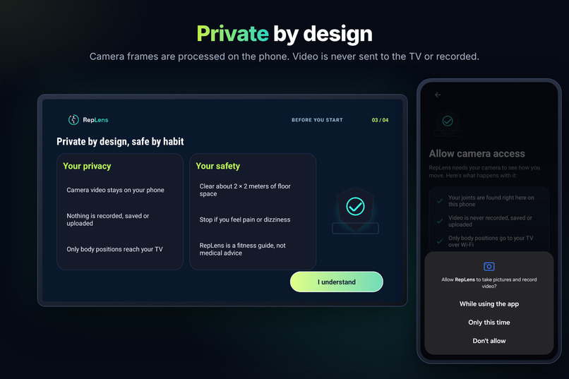 RepLens: AI Form Coach for Fire TV – screenshot 7