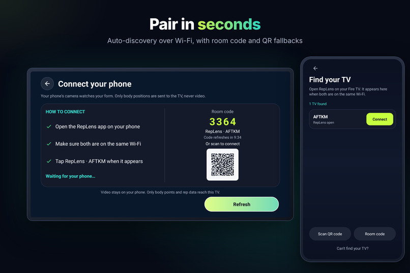 RepLens: AI Form Coach for Fire TV – screenshot 9