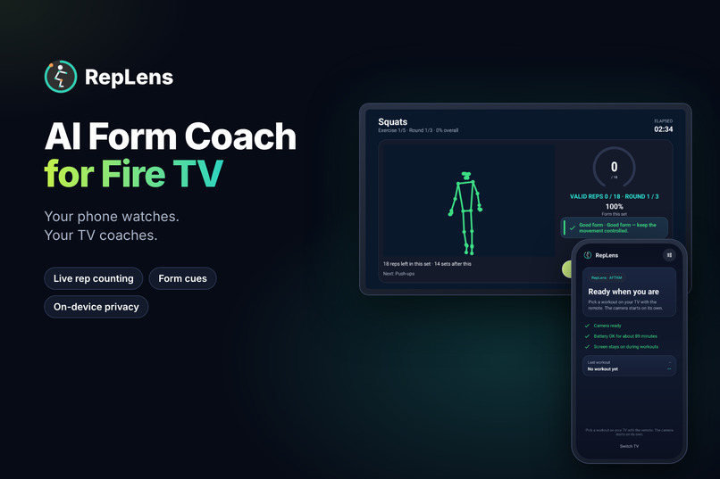 RepLens: AI Form Coach for Fire TV – screenshot 10
