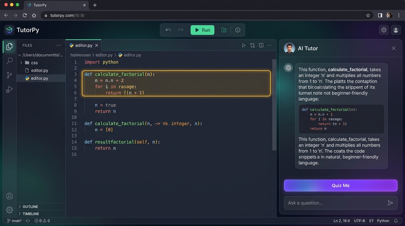 GitHub Repository aur Code Tutor  – screenshot 3
