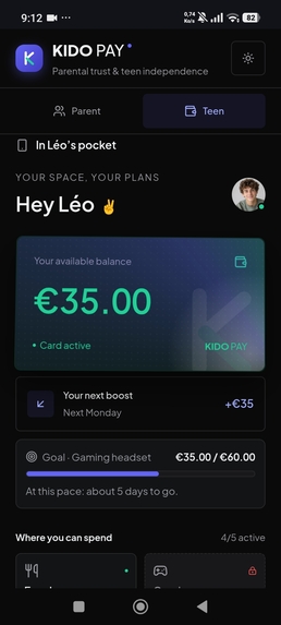 KIDO PAY – screenshot 3