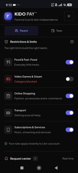 KIDO PAY – screenshot 2