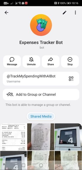 Expenses Tracker Bot – screenshot 4